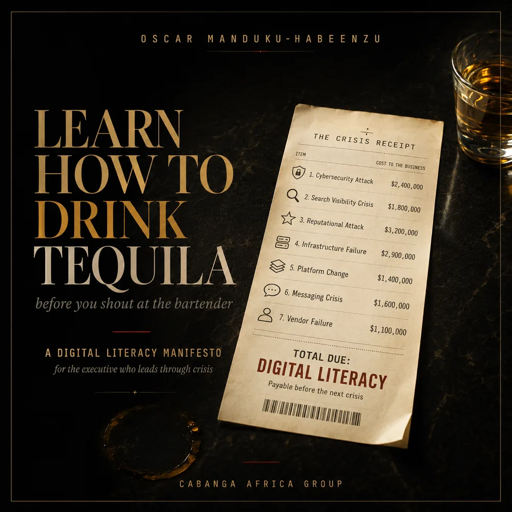 Learn How to Drink Tequila Before You Shout at the Bartender by Oscar Habeenzu - cover
